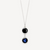 Moon and Stars Mini Ituri Necklace in Silver