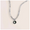 bhavana crystal necklace - grey agate