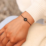 carina twist bracelet in black matte