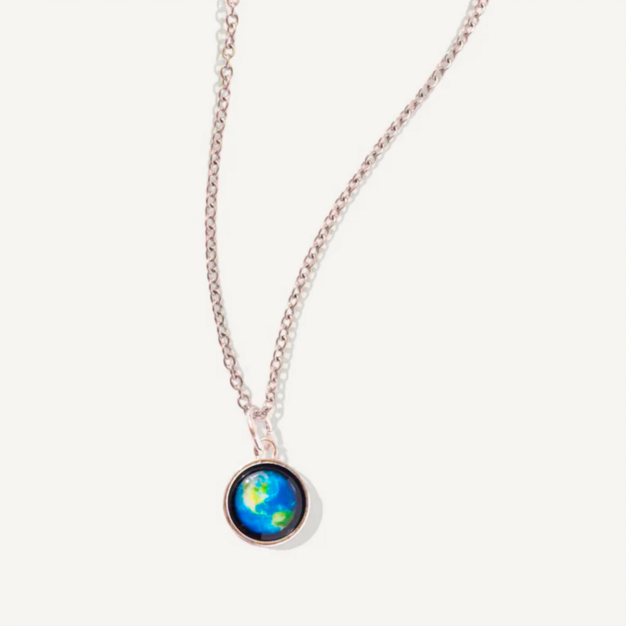 Earthglow Mini Silver Pendant