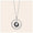 eccentricity pendant in silver