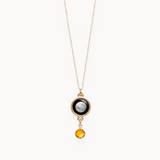 gold birthstone necklace