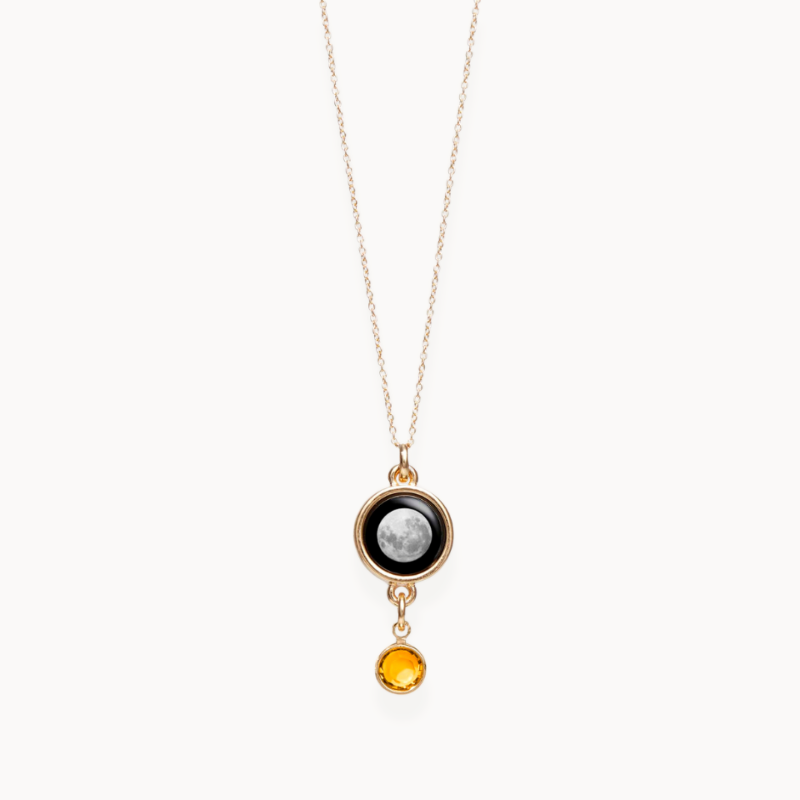 Gold Birthstone Necklace