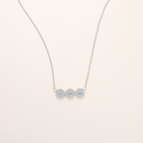 lunar horizon necklace in stainless steel