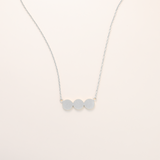 lunar horizon necklace in stainless steel