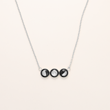 lunar horizon necklace in stainless steel