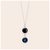 Moon and Stars Mini Ituri Necklace in Silver