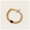 pink moon lunar curb link bracelet in gold