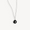 luna pendant in stainless steel