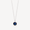 astral mini silver simplicity necklace