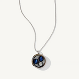 moon and stars family locket necklace stainless steel