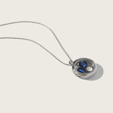 moon and stars family locket necklace stainless steel
