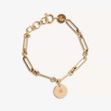 solar link bracelet in gold