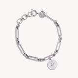 solar link bracelet in stainless steel