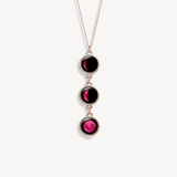 pink moon usambara necklace in rose gold
