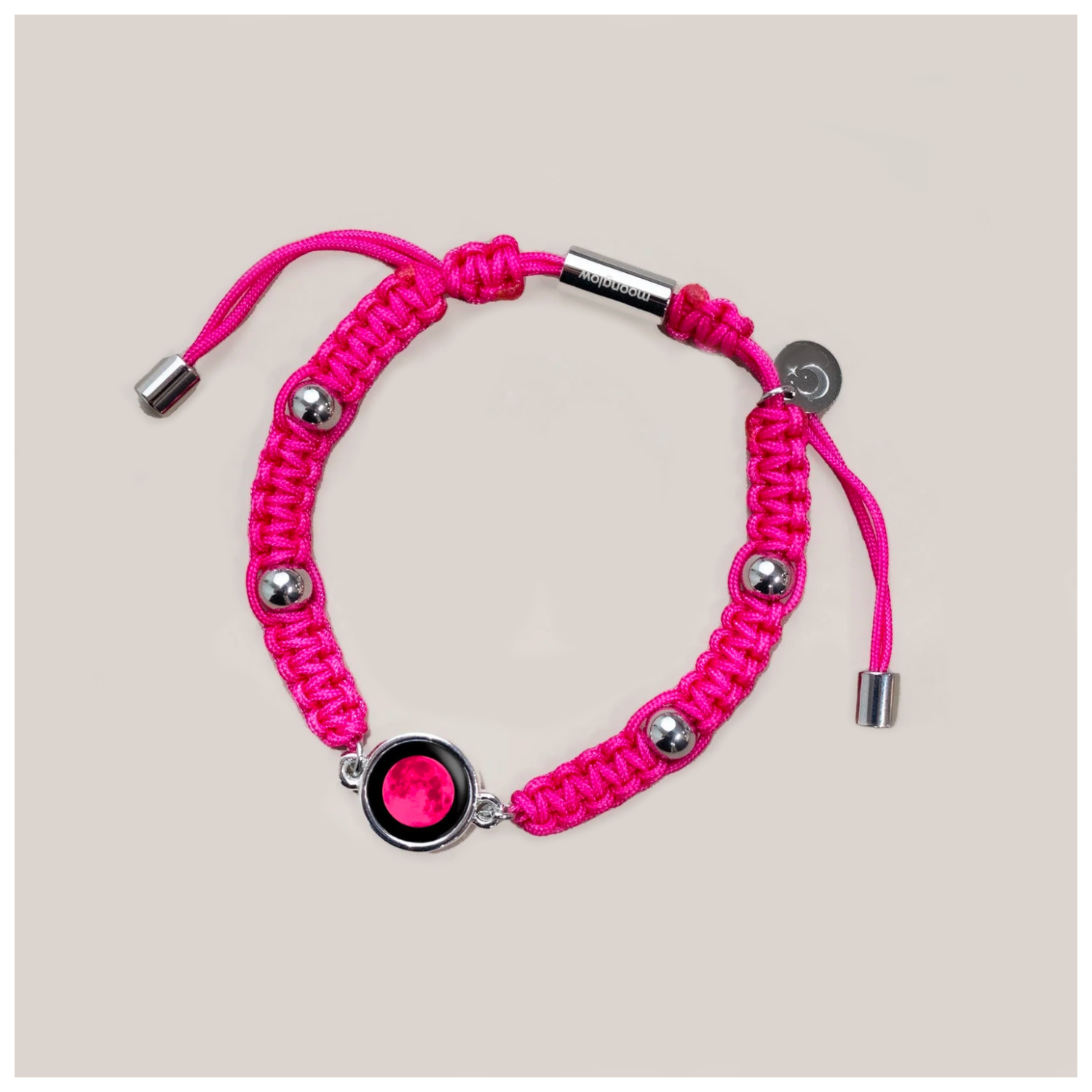 Pink Milestone Bracelet with Pink Moon
