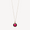 pink moon mini gold simplicity necklace