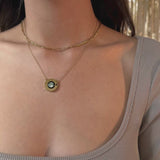 the aquarius lunar soulkeeper necklace