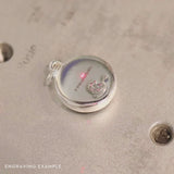 moon memory key ring and men's charmed simplicity necklace bundle