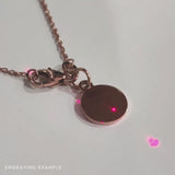 pink moon mini satellite bracelet in rose gold