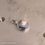 sky light necklace  in stainless steel