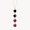 pink moon quadrupled necklace in rose gold