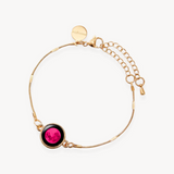 pink moon mini satellite bracelet in gold