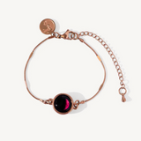 pink moon mini satellite bracelet in rose gold