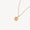 sky light pendant in gold