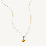 star bright necklace in gold