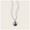 pink moon stella necklace in stainless steel