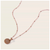 Sun Drop Engravable Necklace in Rose Gold