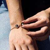 double moon pallene bracelet in rose gold
