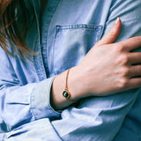 birthstone pallene bracelet in gold