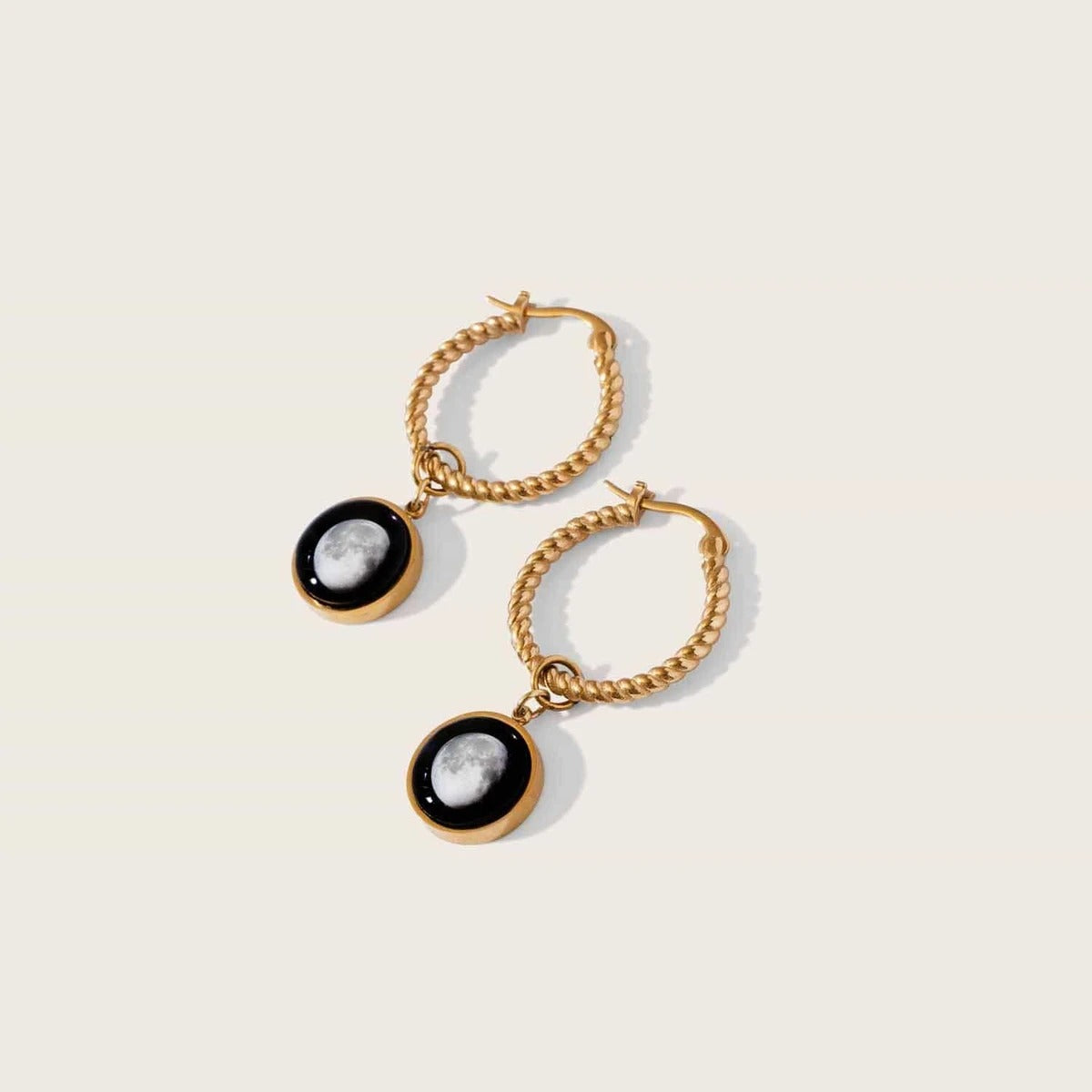The Carina Hoops in Gold