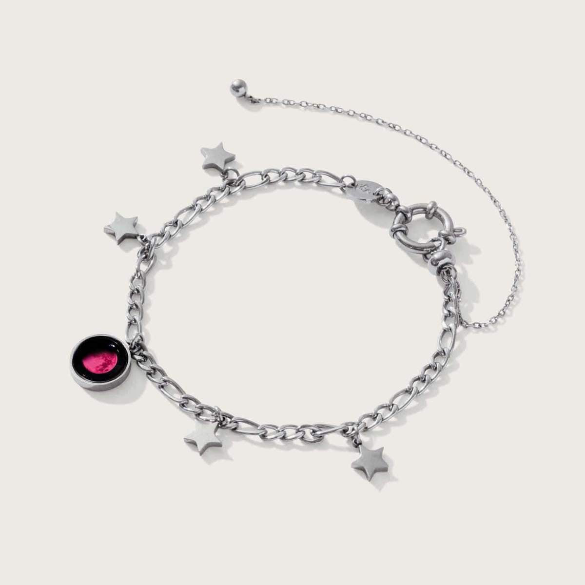 Pink Moon Aphrodite Anklet in Stainless Steel