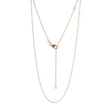 rose gold adjustable 16-20 inch chain