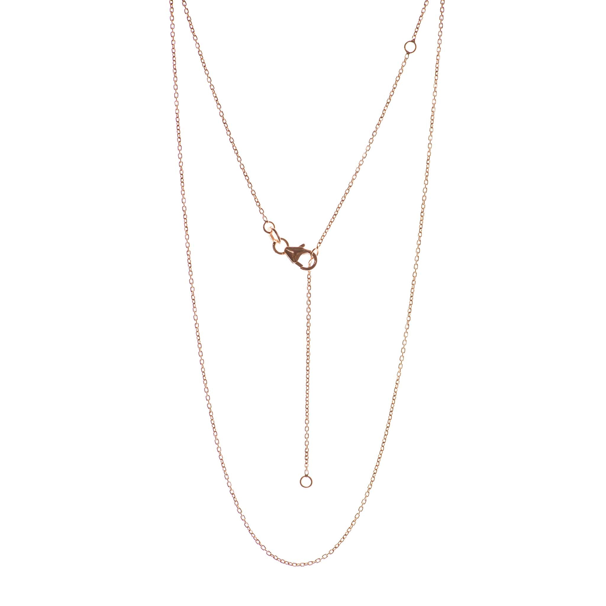 Rose gold adjustable 16-20 Inch chain