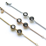 double moon pallene bracelet in rose gold