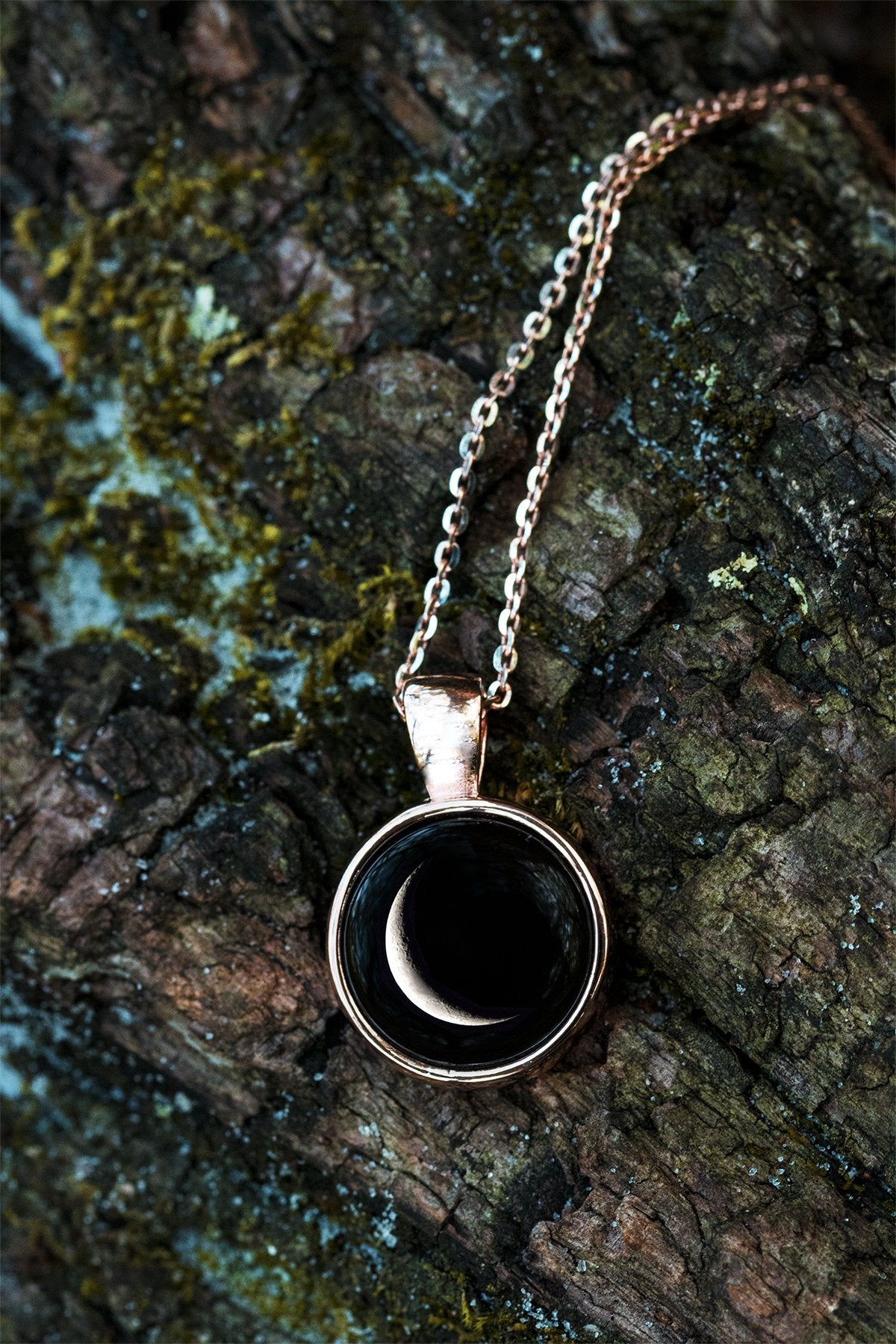 Meteor Necklace in Rose Gold