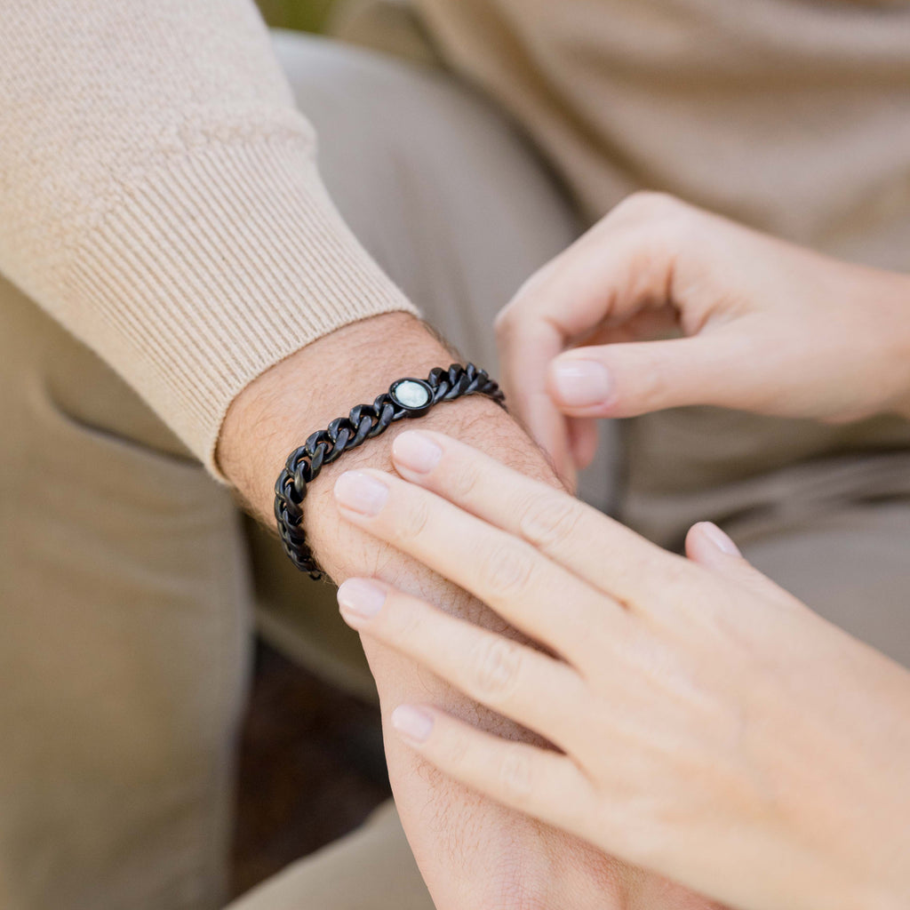Lunar Curb His & Hers Bracelets