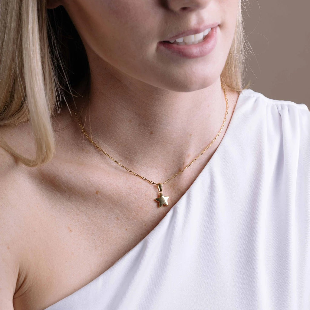 Star Bright Necklace in Gold