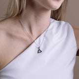 heavenly heart necklace in stainless