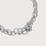 silver link bracelet