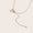 astral mini rose gold simplicity necklace