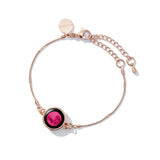 pink moon mini satellite bracelet in rose gold