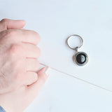 regio keychain in pewter