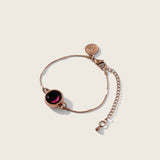 pink moon mini satellite bracelet in rose gold