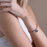 solar link bracelet in stainless steel