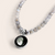 Bhavana Crystal Necklace - Grey Agate